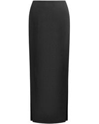 Why Mary - Astraea Metallic Maxi Skirt - Lyst