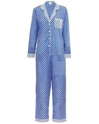 Aspiga Organic Cotton Pyjama Set - Blue
