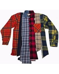 Zasta Studio - Deconstructed Flannel Shirt F - Lyst