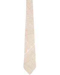 lords of harlech - Neutrals Taddeo Wild Paisley Oxford Merino Tie - Lyst