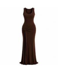 Maison De Gala - Serena Mocha Maxi Dress - Lyst