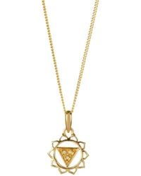 Charlotte's Web Jewellery - Solar Plexus Chakra Necklace - Lyst