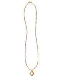 Lovard - Mini Rhinestone Heart Necklace - Lyst