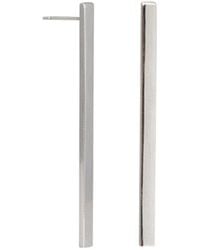 Edge Only - Bar Earrings Long Sterling - Lyst
