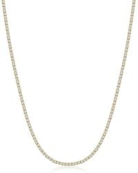 Nialaya - Mini Tennis Necklace - Lyst