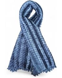 Springmoonatelier - Luxury Handmade Knitted Soft Winter Shawl – Minimalist Elegance, Warm And Timeless Style - Lyst
