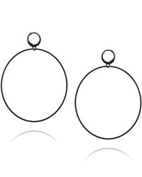 Jaredjamin - Nyx Halo Textured Hoop Earrings - Lyst
