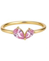 Belinda Jewelz - Ruby Heart Toi Et Moi Birthstone Ring - Lyst