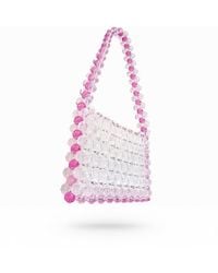 Bead Cult London - Neutrals Edge Beaded Bag Cherry - Lyst