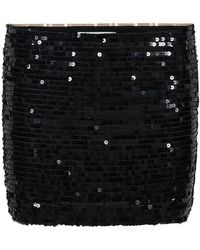 Egyptian Blue - Sequin Mini Skirt - Lyst