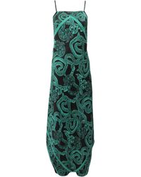 Monzlapur New York - Silk Serpent Noir Dress - Lyst