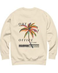 Anchor and Crew - Neutrals Natural Out Of Office Passenger Organic Cotton Sweatshirt - Lyst