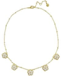 POPORCELAIN - Mini Porcelain Daisy Short Station Necklace - Lyst