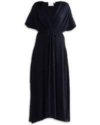 REISTOR - Flowy A-Line Maxi Dress With Side Slits - Lyst