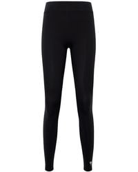 Yes Flâneuse - Claire High Waist Leggings With Ankle Logo Beauty - Lyst