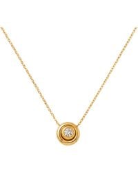 Lily Flo Jewellery - Exactly Where I Want To Be — Diamond Necklace - Lyst