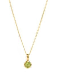 Charlotte's Web Jewellery - August Birthstone Vermeil Necklace - Lyst