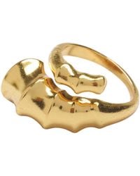 YAA YAA LONDON - Strength Vermeil Adjustable Ring - Lyst
