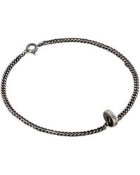 Posh Totty Designs - Oxidised Sterling Mini Spinning Disc Bracelet - Lyst