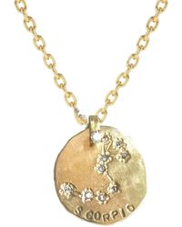 Lily Flo Jewellery - Scorpio Diamond Medallion - Lyst