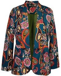 Jennafer Grace - Pepper Paisley Tuxedo Jacket - Lyst