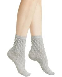 HIGH HEEL JUNGLE by KATHRYN EISMAN - Waffle Combed Cotton Socks - Lyst
