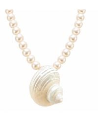 Lalinde - Vanessa Pearl Necklace - Lyst
