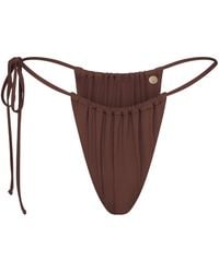 Marquise Swim - Bikini Bottom Canvas String - Lyst