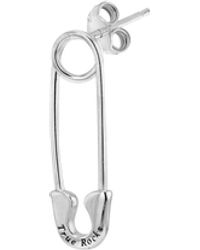 True Rocks - Safety Pin Stud Earring Sterling - Lyst