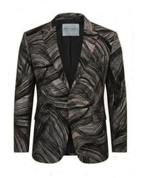 Ron Tomson - Cascading Peak Lapel Tuxedo Jacket - Lyst