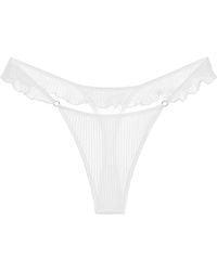 Perilla Lingerie - Flavia Thong Off - Lyst