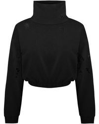 Pcfg - Destroyed High Neck Sweat - Lyst