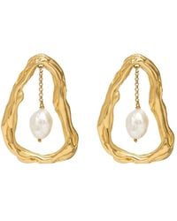 Lavani Jewels - Giselle Pearl Drop Earrings - Lyst