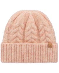 Norbron - Wainy Soft Peach Beanie - Lyst