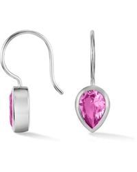 Dower & Hall - Pear Quartz Earrings - Lyst