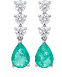 LÁTELITA London - Delphine Paraiba Tourmaline Triple Drop Earrings - Lyst