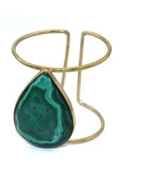 Lala Salama - Malachite Open Cuff - Lyst