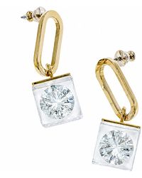 Iostudio - Sparkle Oval Earring - Lyst