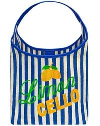 Lilly Loves - Stripe Limoncello Handbag - Lyst