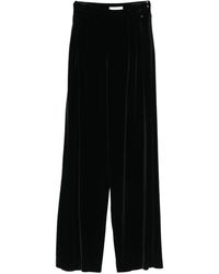Nissa - High-Waisted Velvet Pants - Lyst