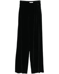 Nissa - High-Waisted Velvet Pants - Lyst