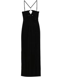 Nissa - Cut-Out Jersey Midi Dress - Lyst