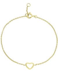 Auree - Verona Vermeil Love Heart Bracelet - Lyst