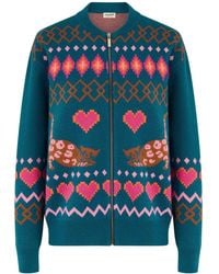 Sugarhill - Solana Knitted Bomber Jacket Cat - Lyst