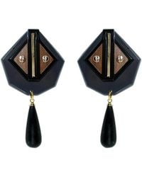 Gissa Bicalho - Earring Clef Xs Drop Smoked - Lyst