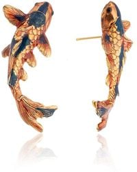 Milou Jewelry - Koi Fish Earrings - Lyst