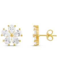 SHYMI - Prong-Set Flower Studs - Lyst