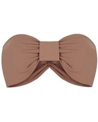 No'design - Neutrals Ruched Detail Bustier - Lyst