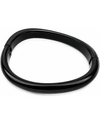 Rare Matters Jewelry - Modern Organic Shape Lacquer Stainless Steel Hinge Cuff Bracelet - Lyst