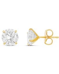 SHYMI - Eight Mm Prong Set Round Studs - Lyst